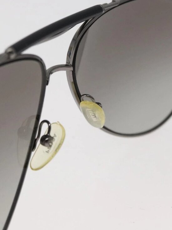PRADA Sunglasses plastic Black Auth main image 4